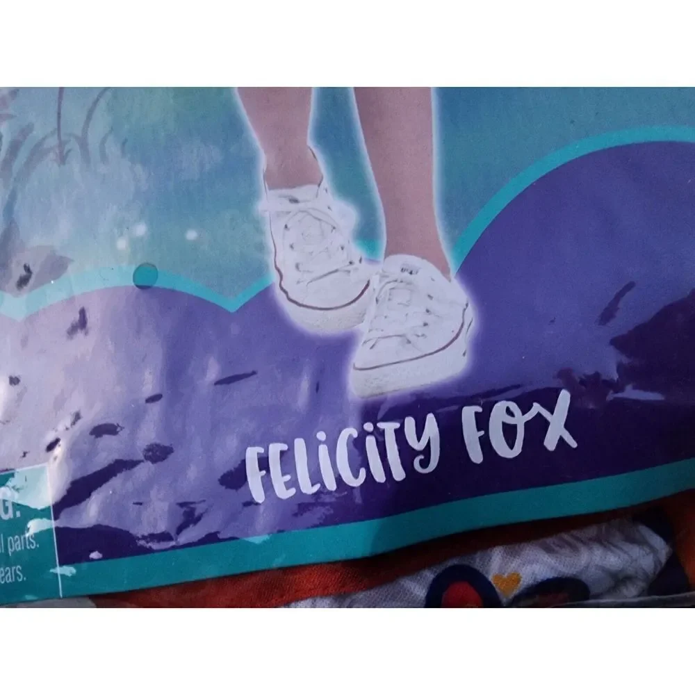 Enchantimals Felicity Fox Costume Dress Up CosPlay Toddler Girl Size 3-4 3T 4T
